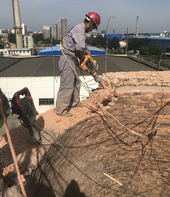 烟囱拆除施工安全保证措施