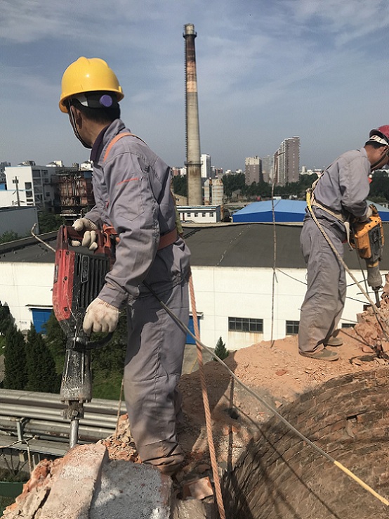 烟囱人工拆除施工安全环的作用