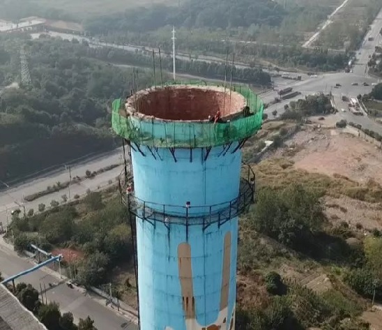 烟囱人工拆除——安全快捷